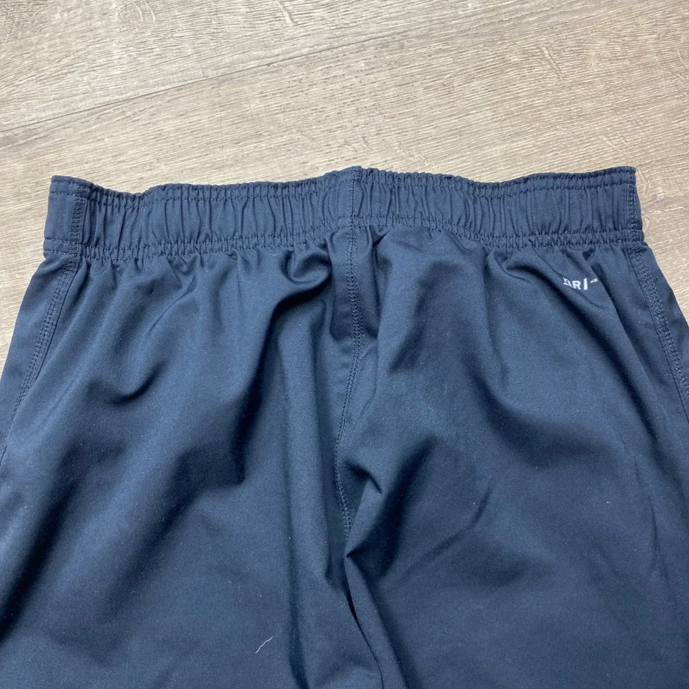 Nike Track Pants Mens Medium Black Dri-FIT Bungee Hem Athletic Training 377786